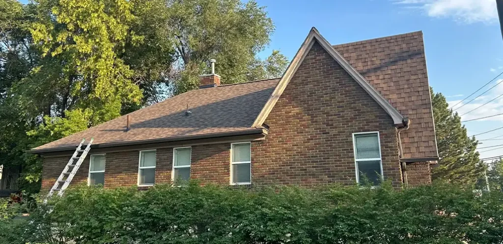 Properly finished roofing work